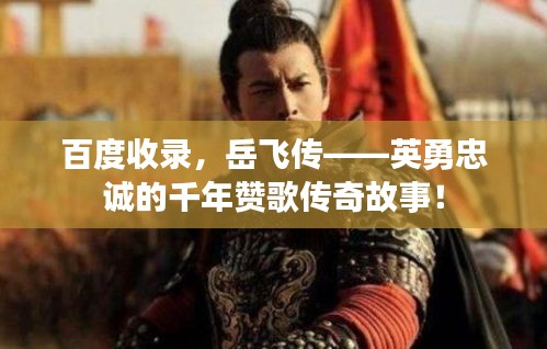 百度收錄，岳飛傳——英勇忠誠的千年贊歌傳奇故事！